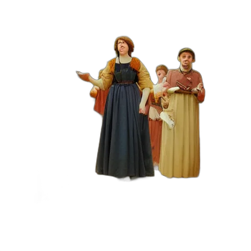 dress, 3d render, concept art, snow transparent PNG cut-out