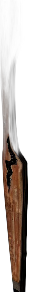 bottle, sword, hair, staff transparent PNG cut-out