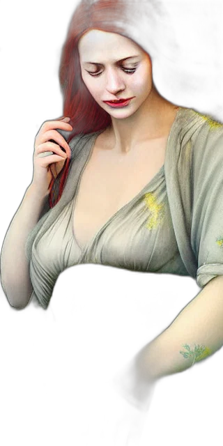 dress, staff, jewelry, dragon transparent PNG cut-out
