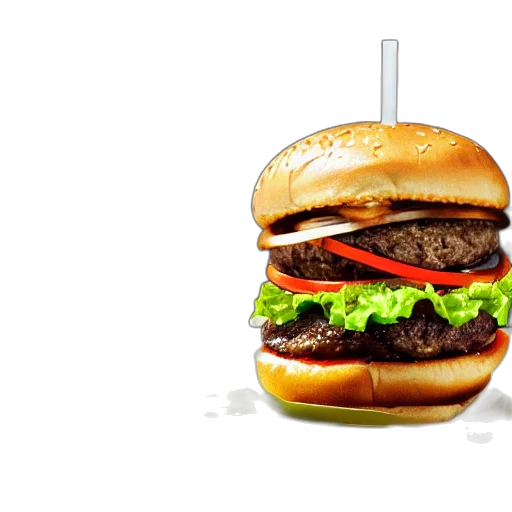 food, animal, weapon, 3d render transparent PNG cut-out