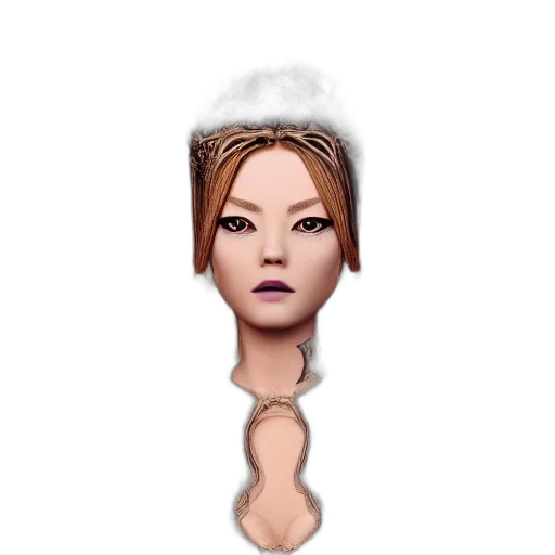 jewelry, face, staff, crown transparent PNG cut-out