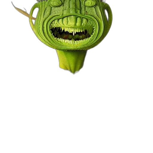 mask, face, staff, creature transparent PNG cut-out