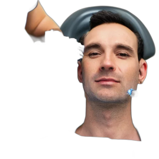 hat, staff, face, crown transparent PNG cut-out