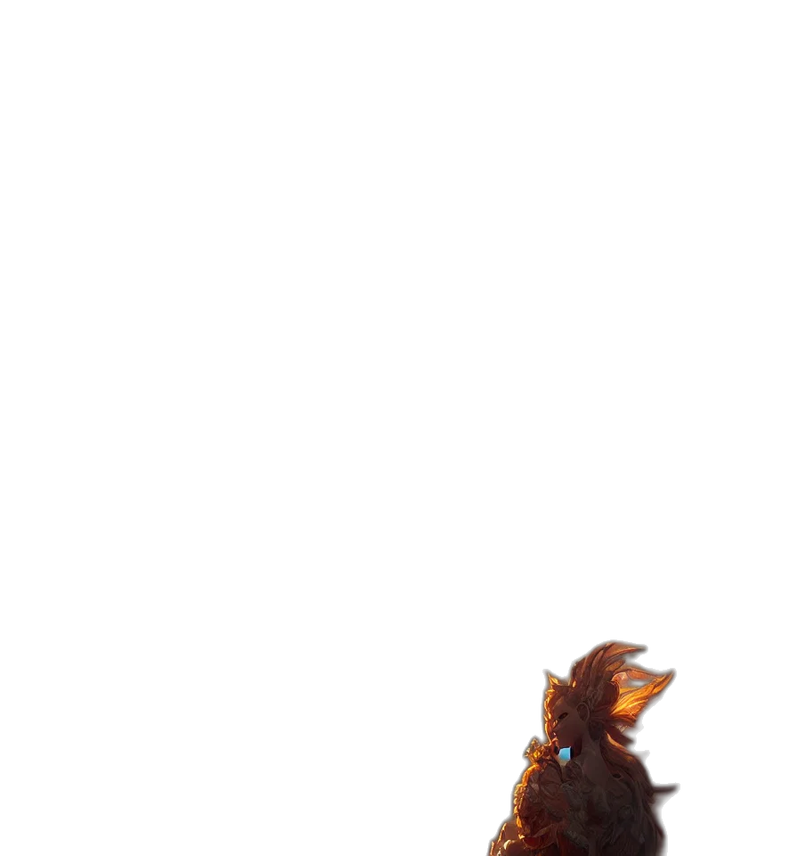 dragon, creature, animal, staff transparent PNG cut-out