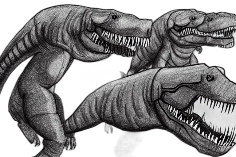 creature, animal, concept art, pencil sketch transparent PNG cut-out