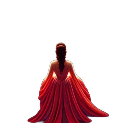 dress, crown, hair, jewelry transparent PNG cut-out