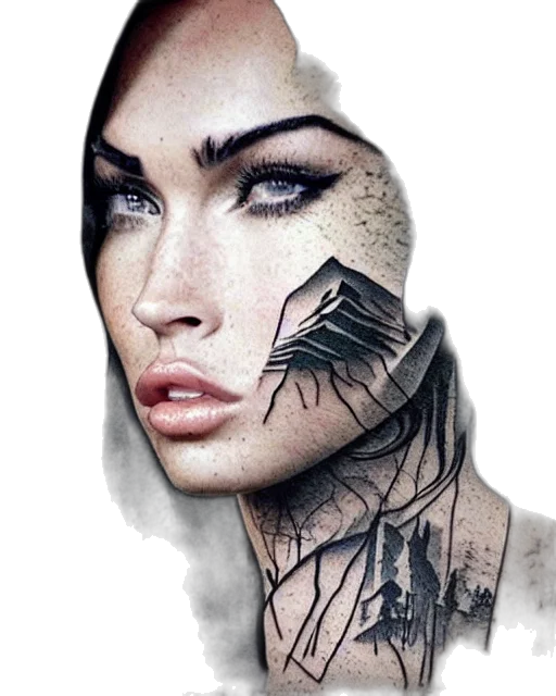 face, jewelry, mask, photorealistic transparent PNG cut-out
