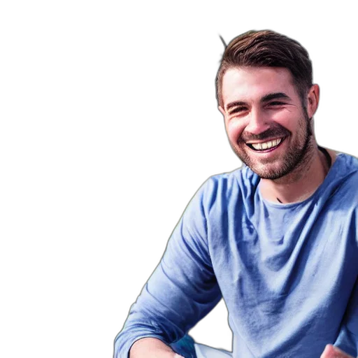 staff, face, jacket, man transparent PNG cut-out