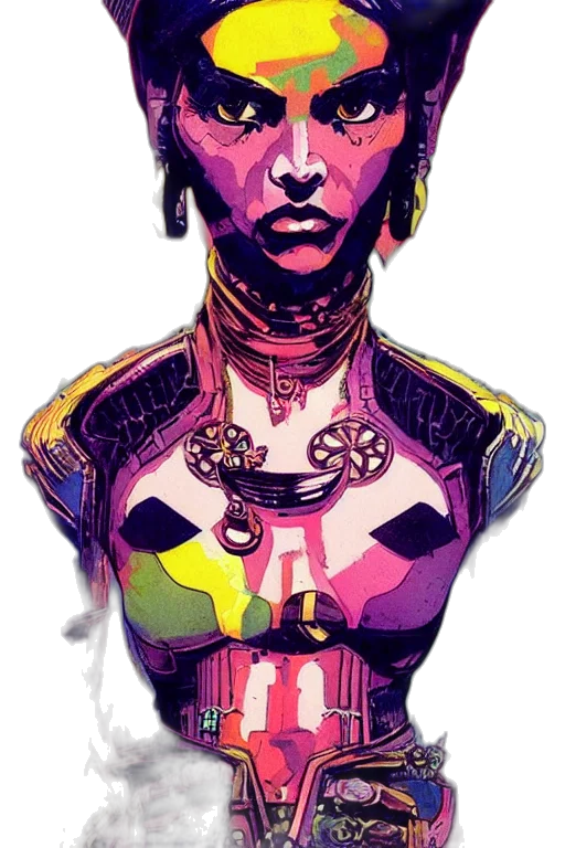 jewelry, robot, face, dress transparent PNG cut-out
