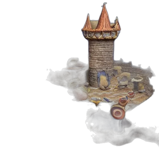 crown, concept art, fantasy art, 3d render transparent PNG cut-out