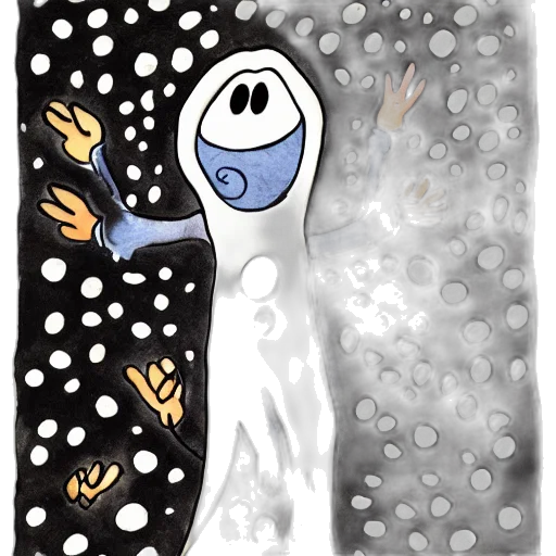 dress, mask, creature, concept art transparent PNG cut-out