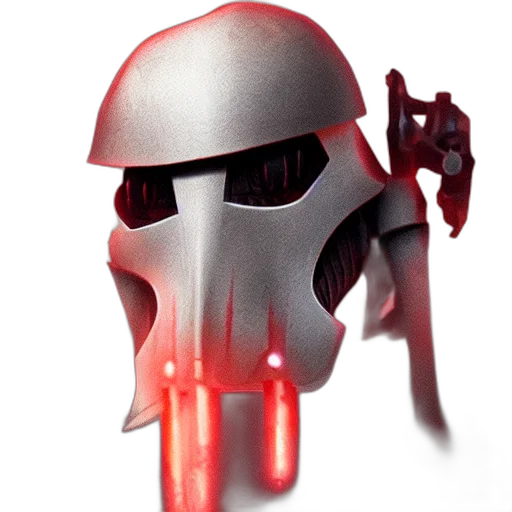 mask, weapon, concept art, cyberpunk transparent PNG cut-out