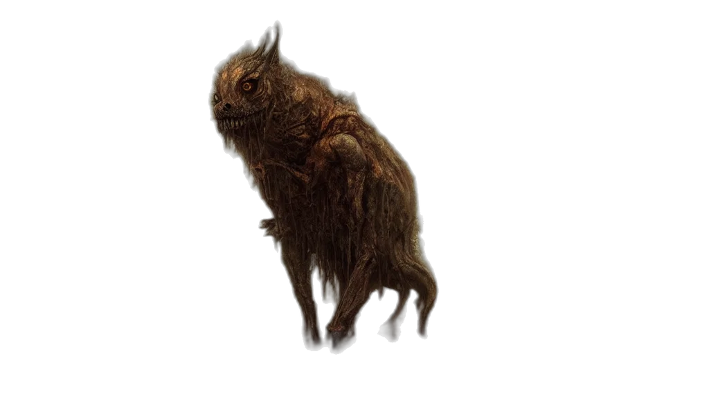 creature, animal, hair, dragon transparent PNG cut-out