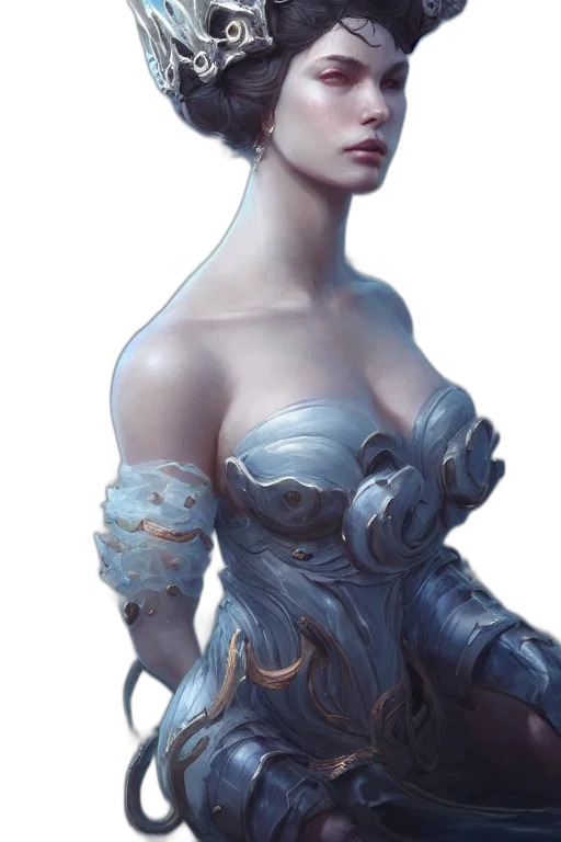 dress, crown, jewelry, face transparent PNG cut-out