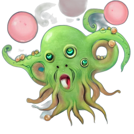 creature, staff, concept art, pixel art transparent PNG cut-out