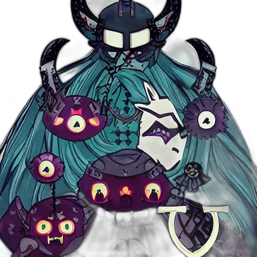 mask, dress, crown, creature transparent PNG cut-out