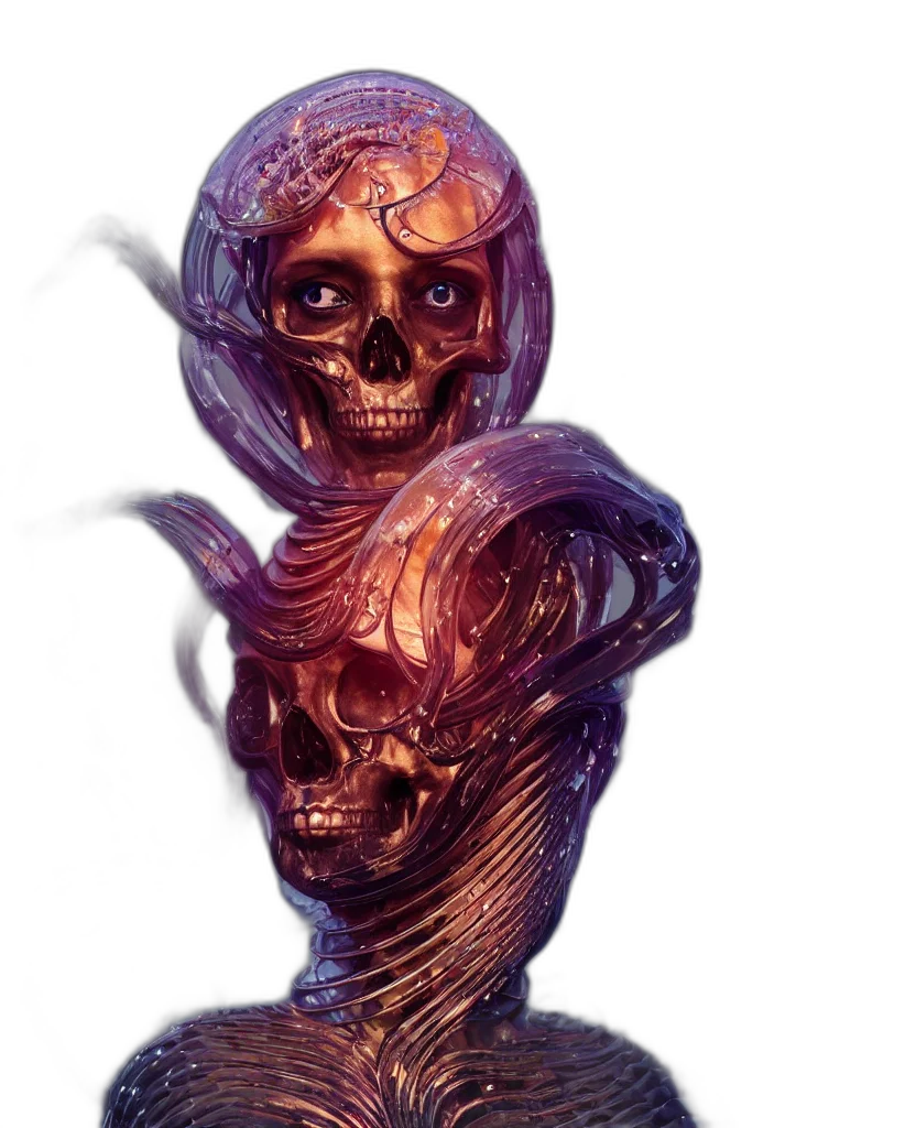 mask, creature, face, staff transparent PNG cut-out