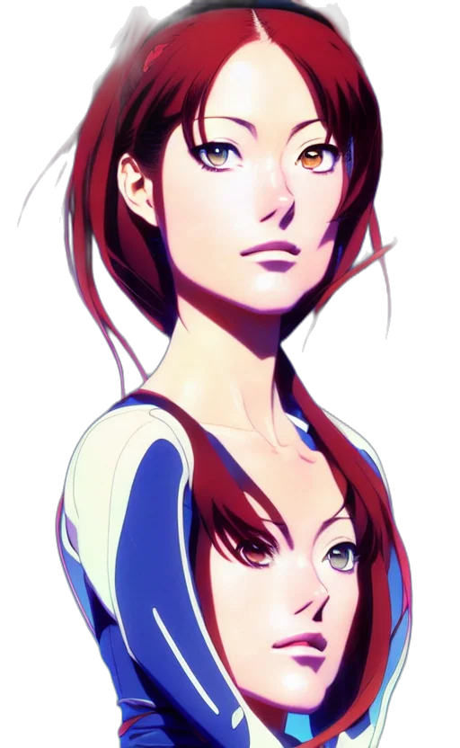 face, dress, staff, anime transparent PNG cut-out