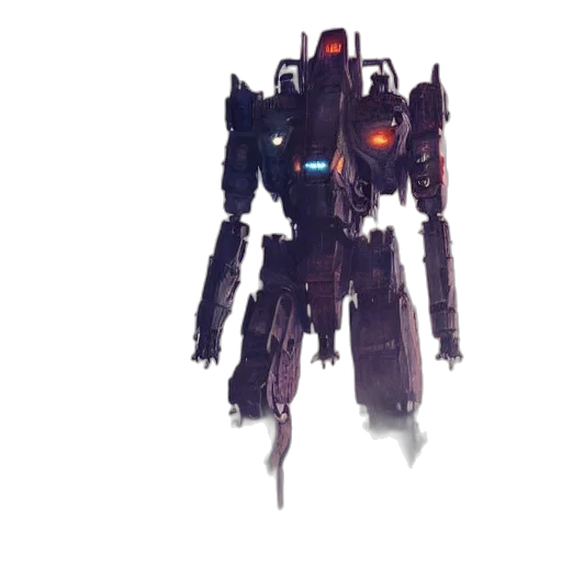 robot, weapon, creature, staff transparent PNG cut-out