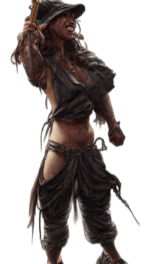 dress, staff, fantasy art, concept art transparent PNG cut-out