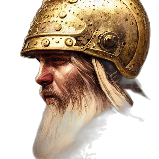 crown, hat, face, staff transparent PNG cut-out