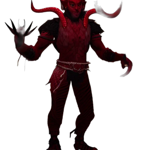creature, mask, staff, concept art transparent PNG cut-out