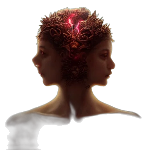 crown, hair, face, jewelry transparent PNG cut-out