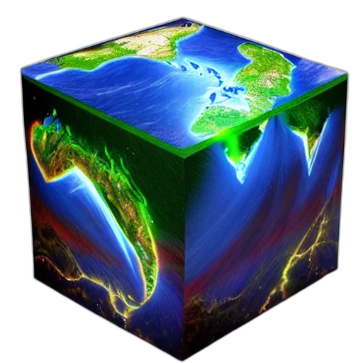 3d render, concept art, photorealistic, outer space transparent PNG cut-out