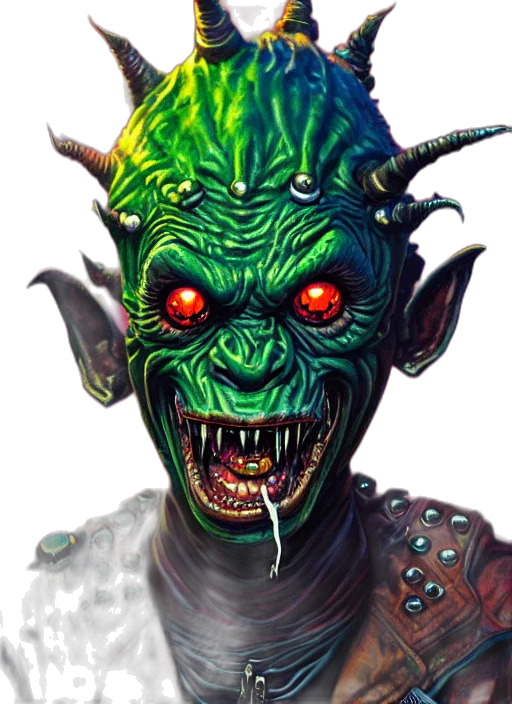 mask, face, creature, staff transparent PNG cut-out