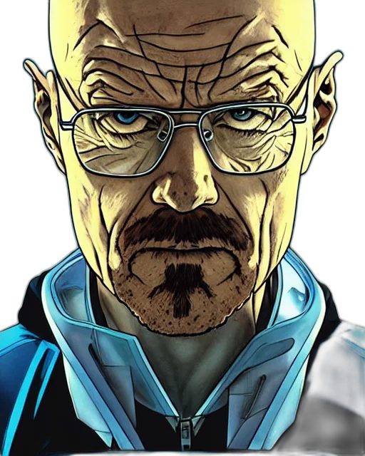 face, mask, staff, comic book art transparent PNG cut-out