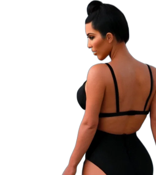 dress, jacket, rear, waist transparent PNG cut-out