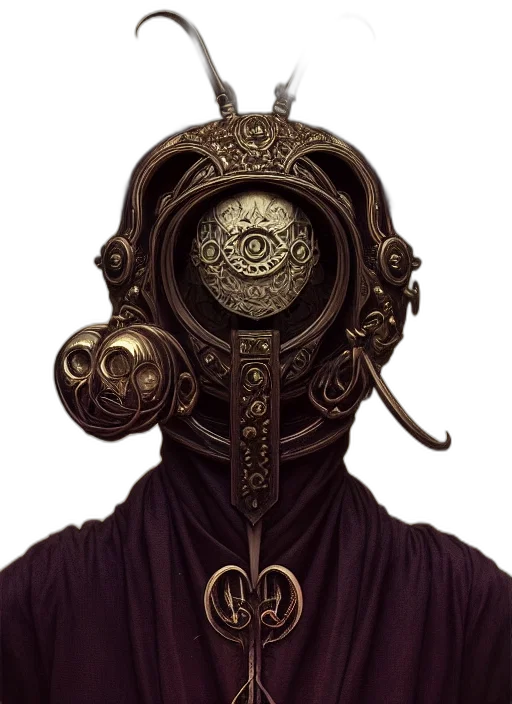 mask, face, robot, staff transparent PNG cut-out