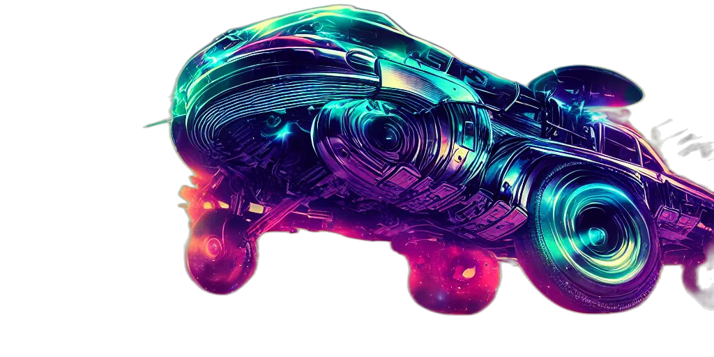 car, robot, weapon, shoes transparent PNG cut-out