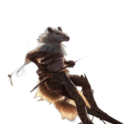 dragon, sword, staff, animal transparent PNG cut-out