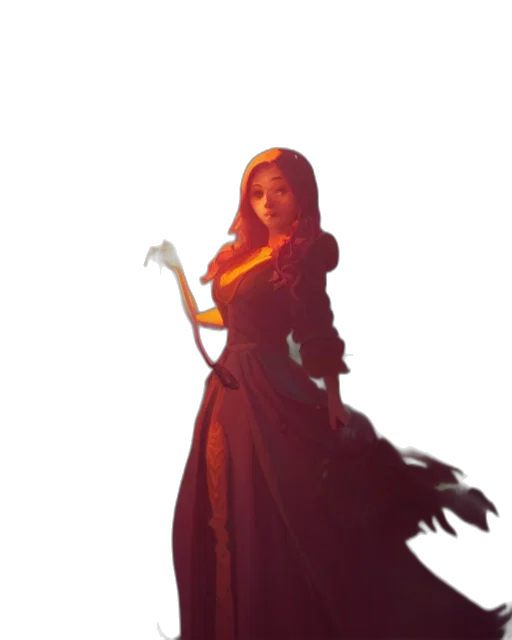 dress, staff, weapon, sword transparent PNG cut-out