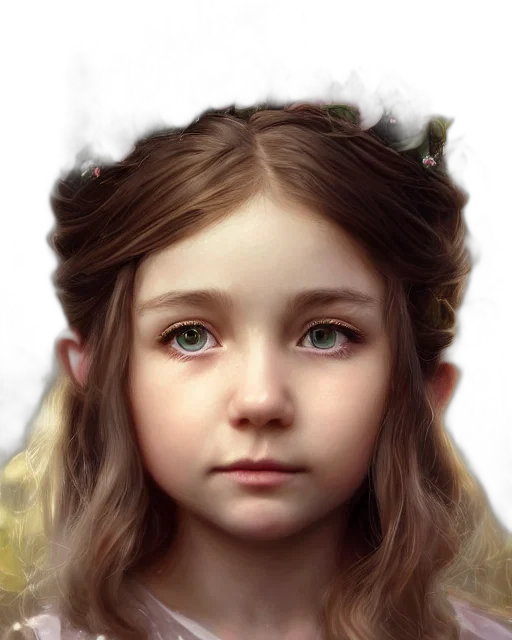 face, crown, photorealistic, fantasy art transparent PNG cut-out