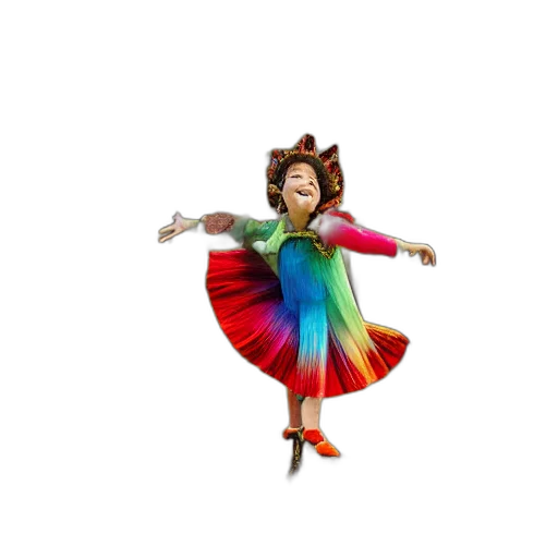 dress, 3d render, concept art, cartoon transparent PNG cut-out