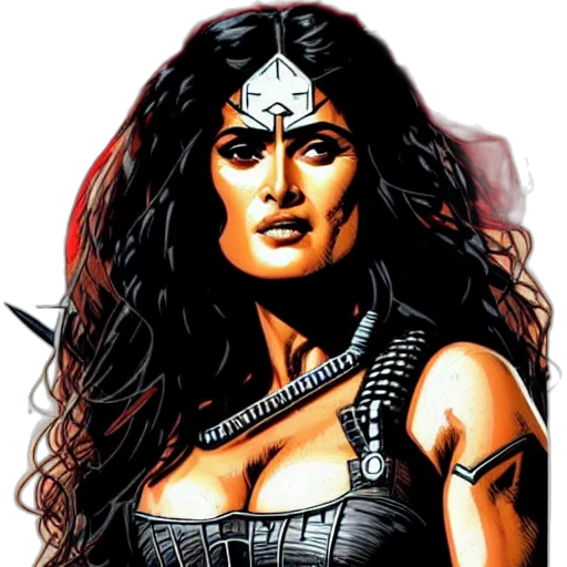 comic book art, concept art, fantasy art, cartoon transparent PNG cut-out