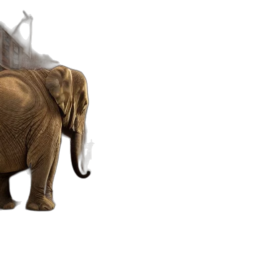 animal, creature, concept art, photorealistic transparent PNG cut-out