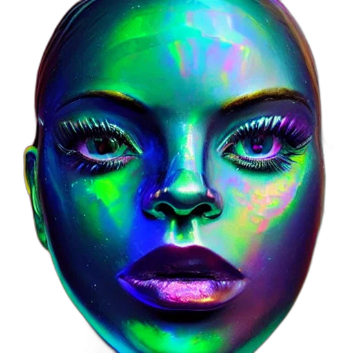 mask, face, robot, creature transparent PNG cut-out