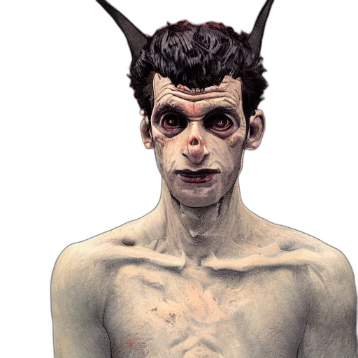 mask, creature, face, staff transparent PNG cut-out