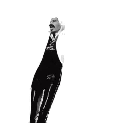 dress, jacket, staff, robot transparent PNG cut-out