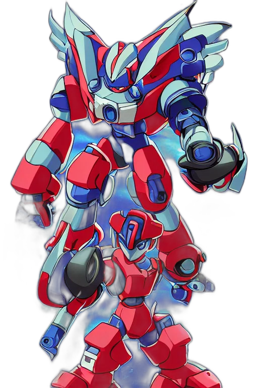 robot, weapon, concept art, 3d render transparent PNG cut-out
