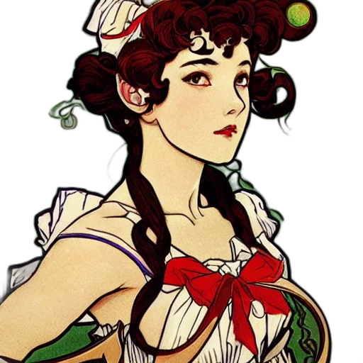 dress, staff, crown, concept art transparent PNG cut-out