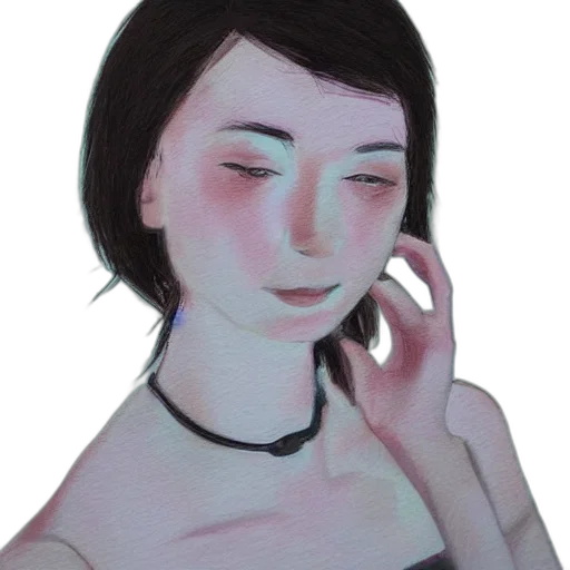 face, mask, dress, jewelry transparent PNG cut-out