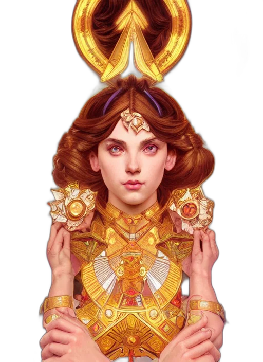 crown, jewelry, face, mask transparent PNG cut-out