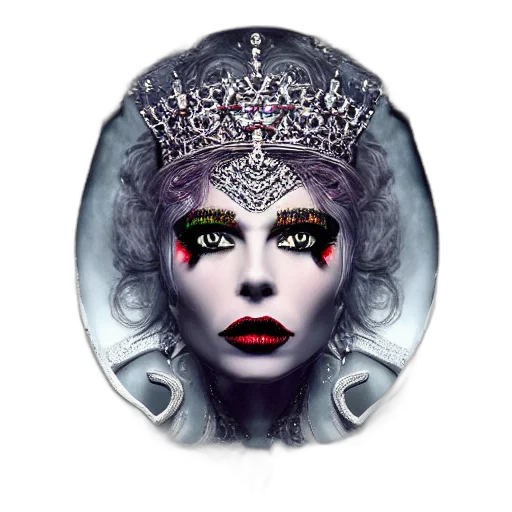 crown, jewelry, mask, face transparent PNG cut-out