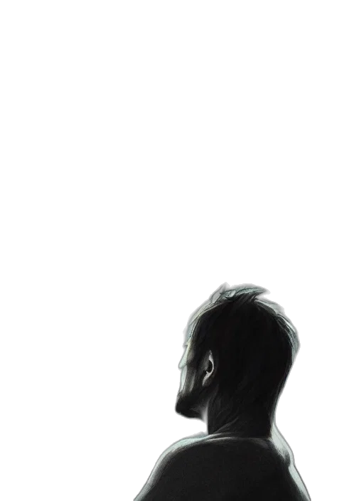 face, mask, hair, robot transparent PNG cut-out