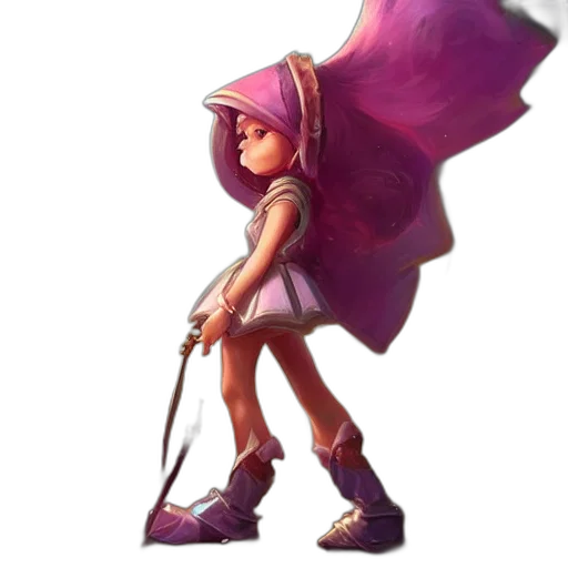 staff, umbrella, weapon, dress transparent PNG cut-out