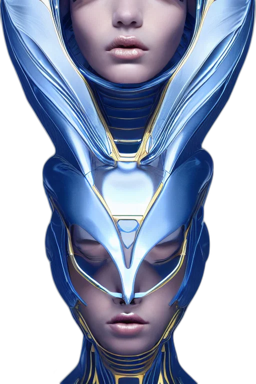 jewelry, robot, crown, face transparent PNG cut-out